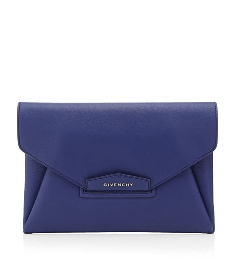 givenchy antigona clutch blue|Givenchy antigona sale.